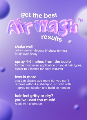 Mini AirWash™ dry shampoo